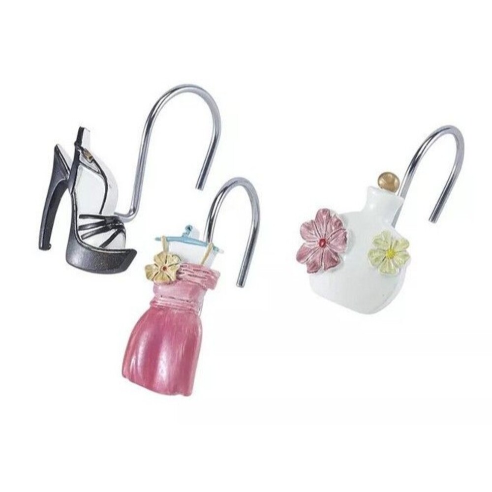 Avanti Dream Big 12 Piece Shower Curtain Hooks Set Resin Discontinued